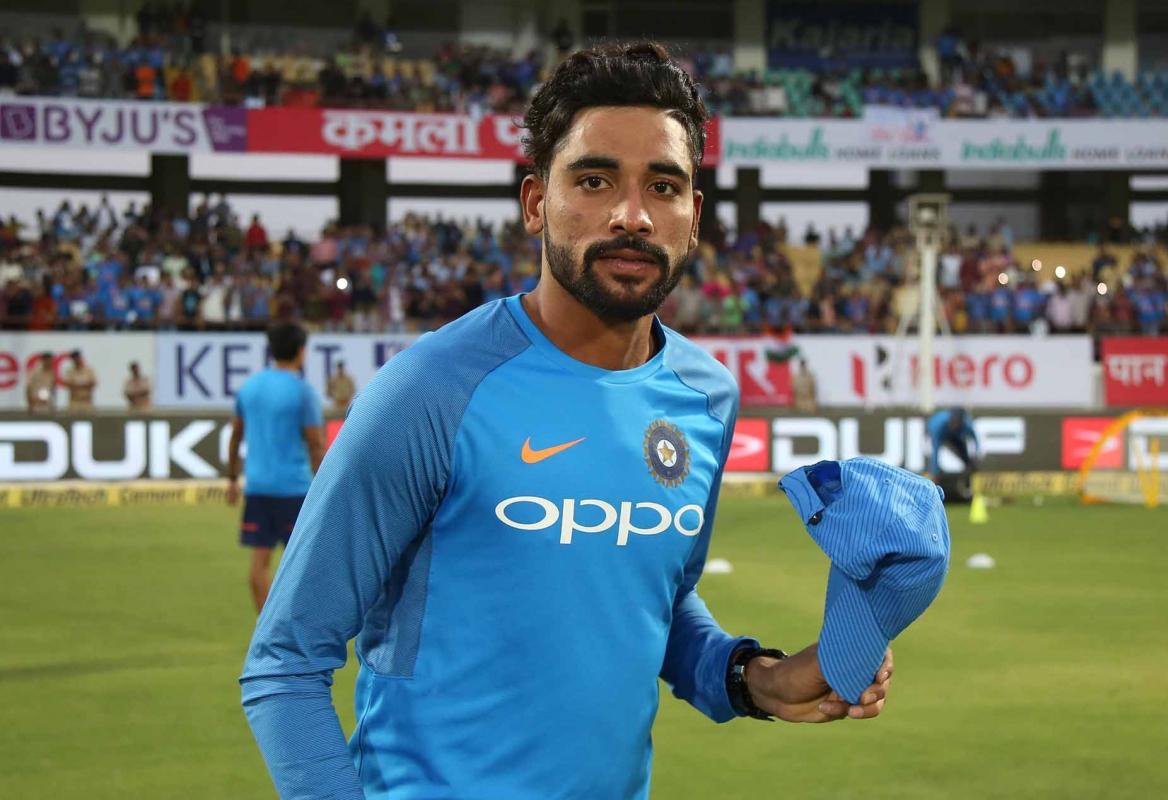 Mohammed Siraj scalped one wicket against West Indies in the first ODI