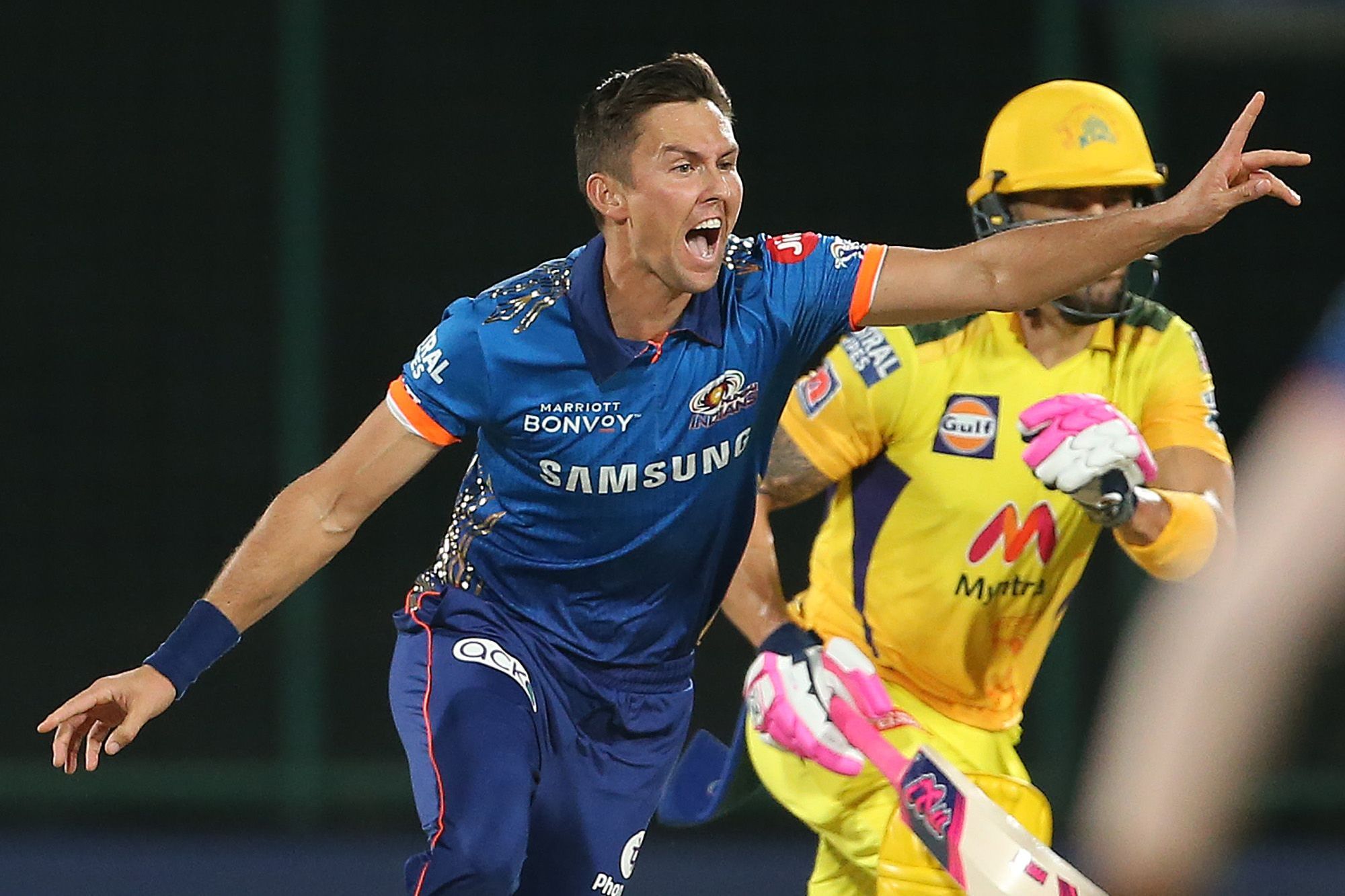 Trent Boult's reaction