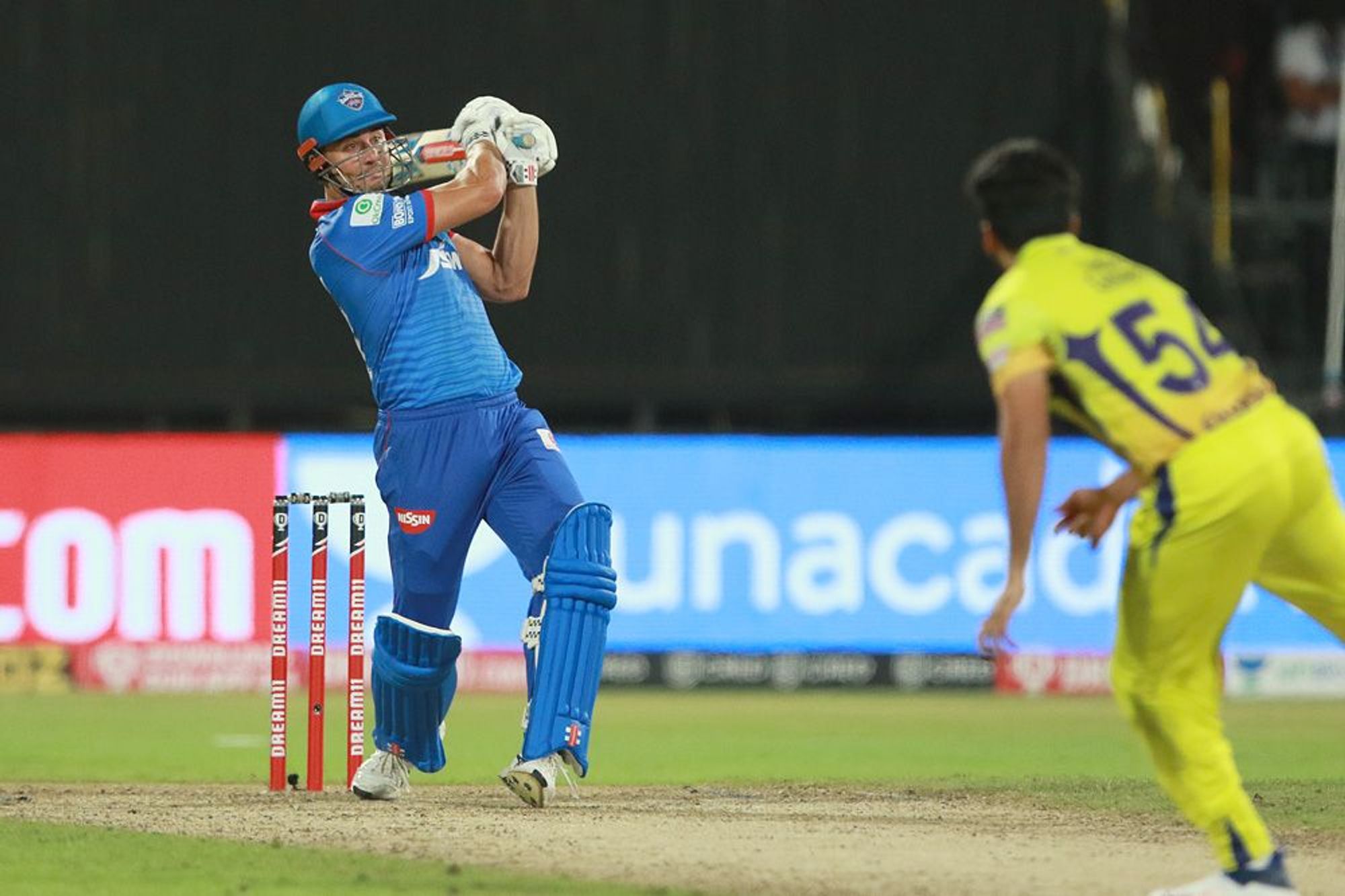 Stoinis played a brave cameo today