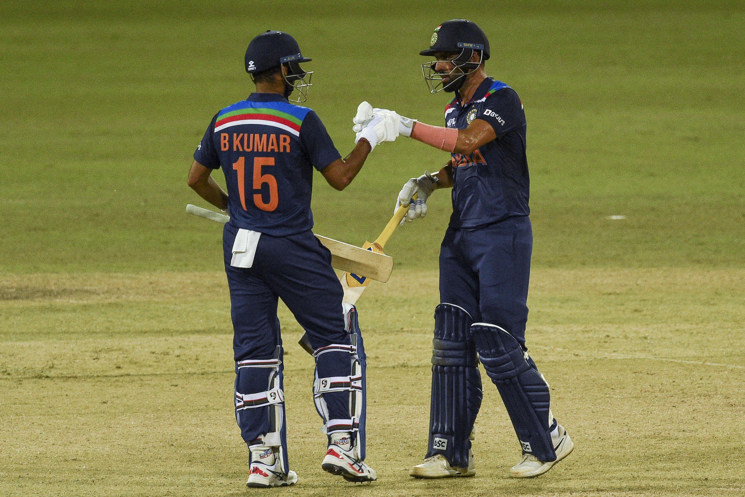 Bhuvi and Chahar took India home on Tuesday