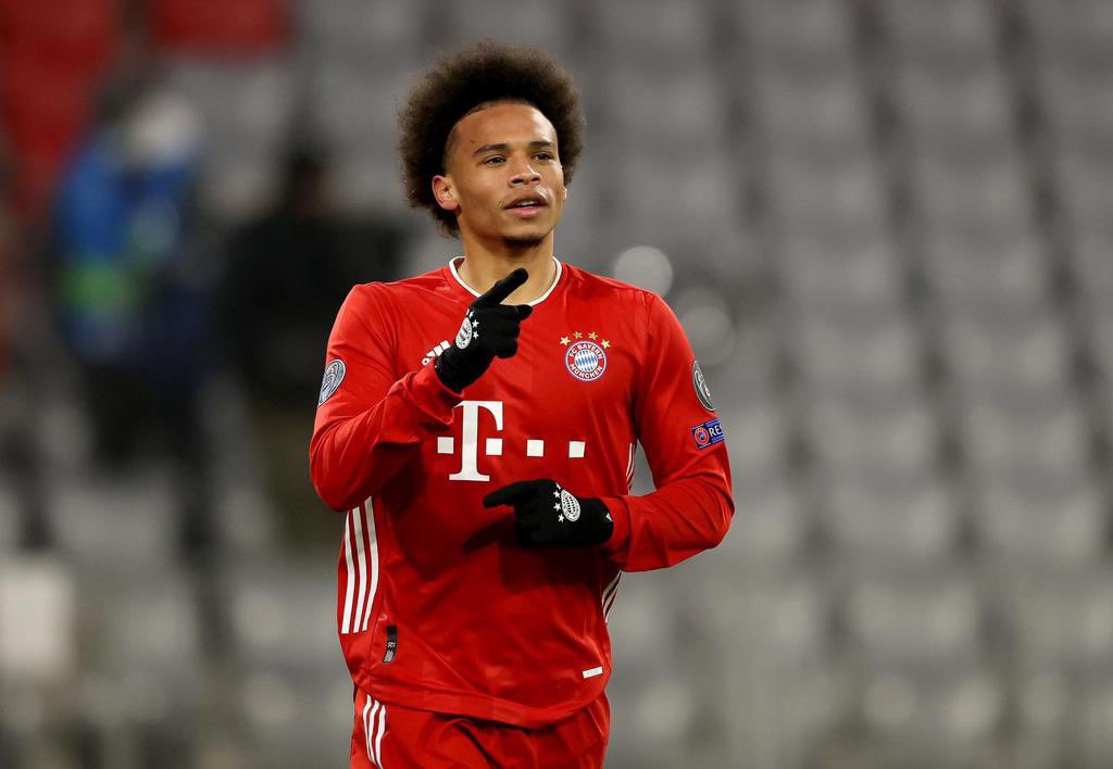 Leroy Sane has scored 7 goals in 21 appearances for Bayern Munich