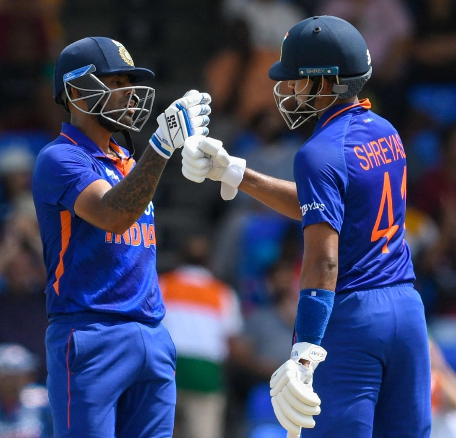 Suryakumar Yadav and Shreyas Iyer forged a valiant stand in India's third T20I vs WI.