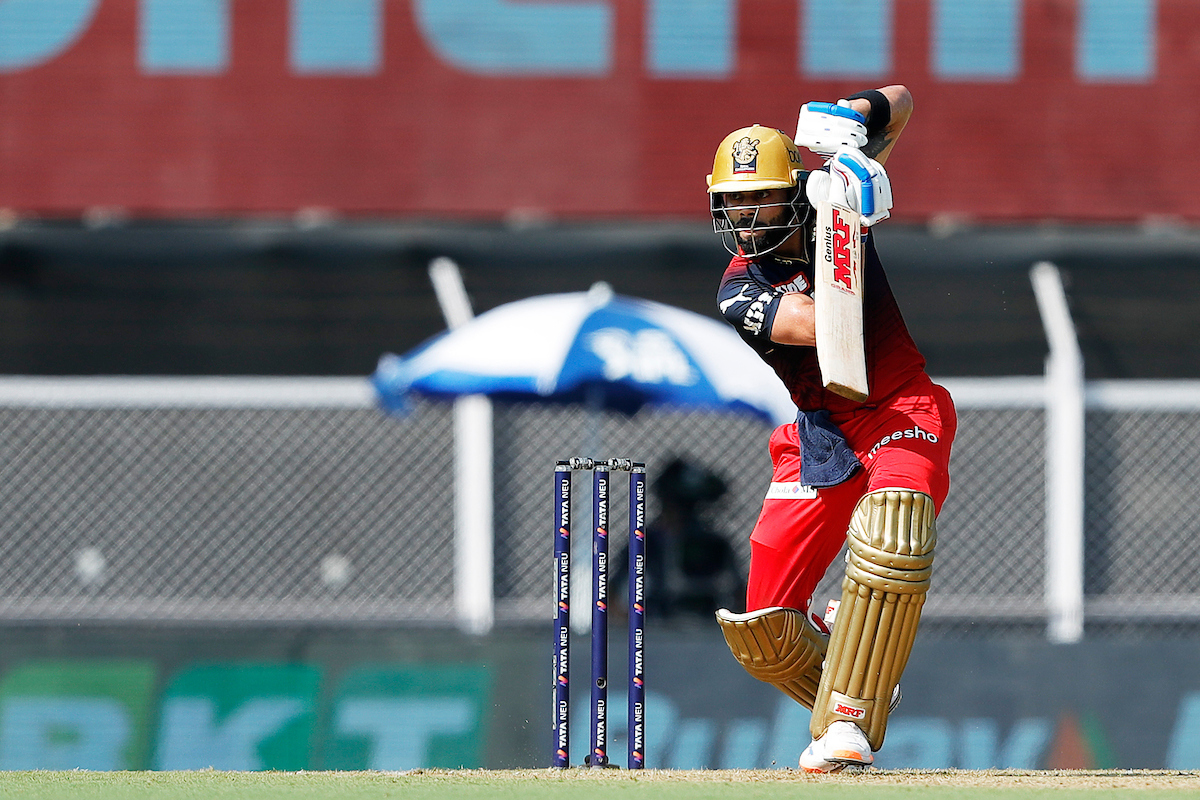Virat Kohli hit a well-made fifty against GT in IPL 2022.