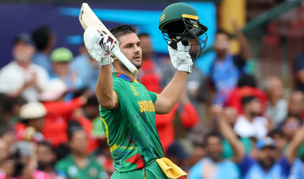 Rilee Rossouw scored a magnificent hundred versus Bangladesh.
