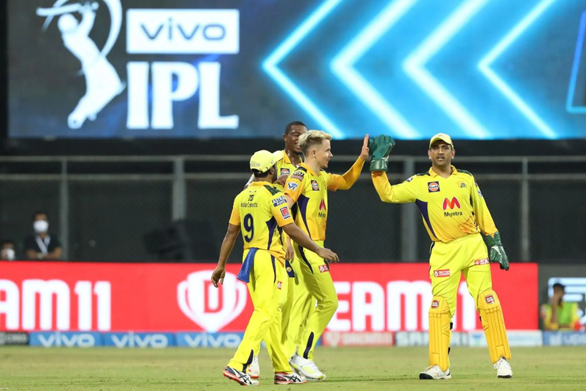 CSK survived a late scare to trump KKR