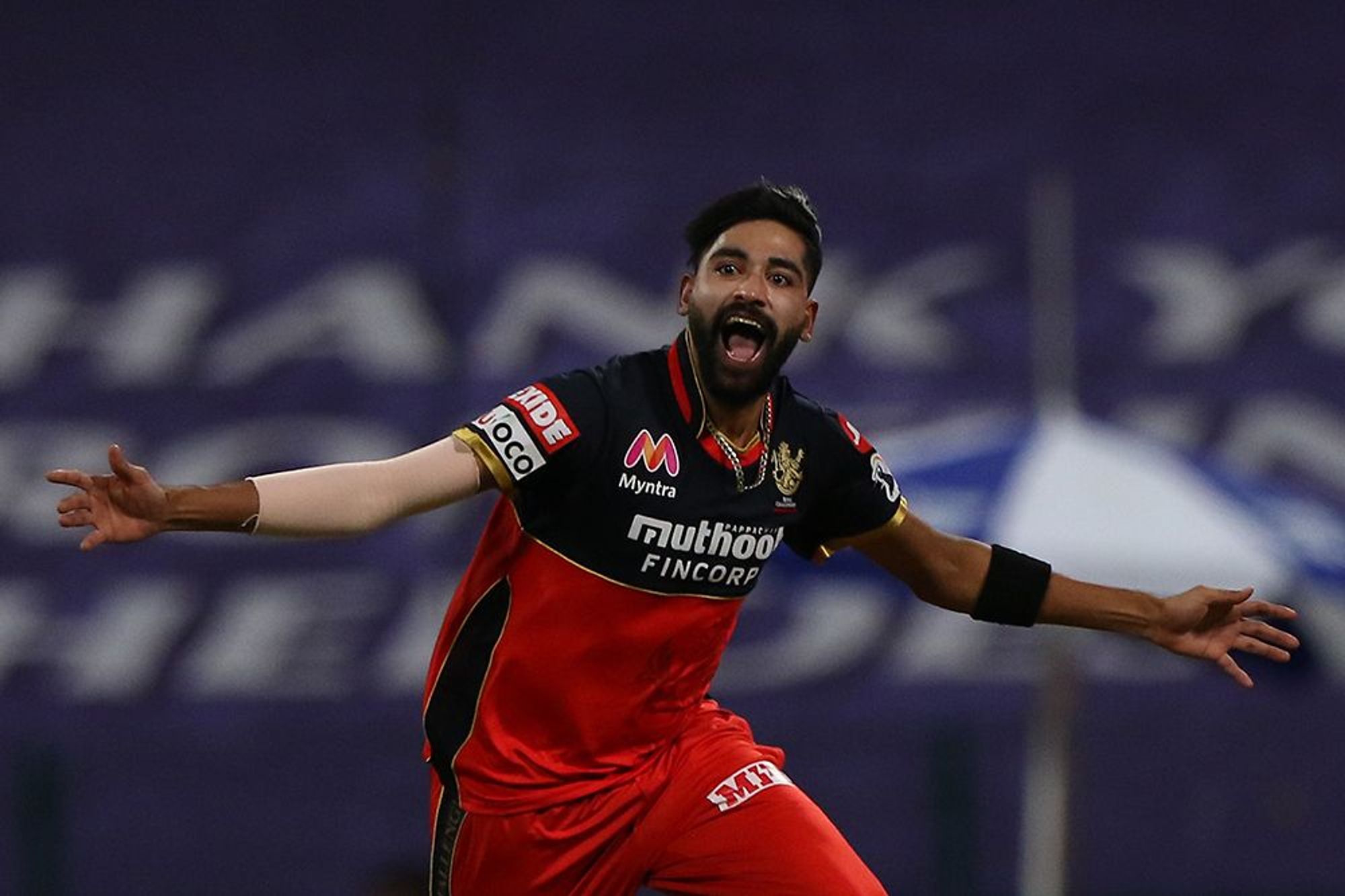Mohammed Siraj has so far scalped 50 wickets from 50 IPL matches