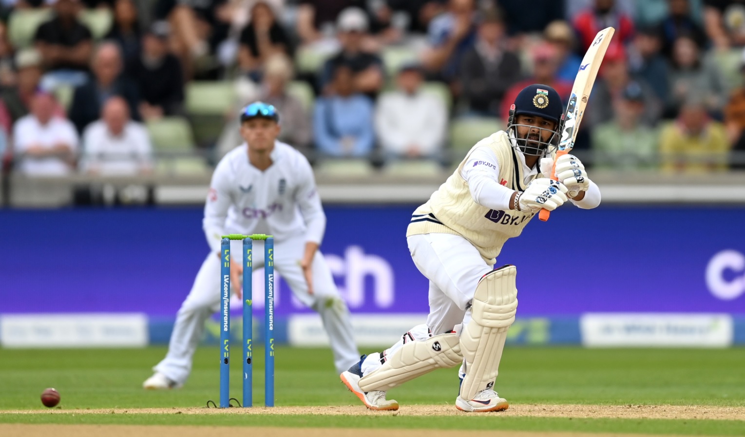 Rishabh Pant hit an entertaining 111-ball 146 vs England at Edgbaston.