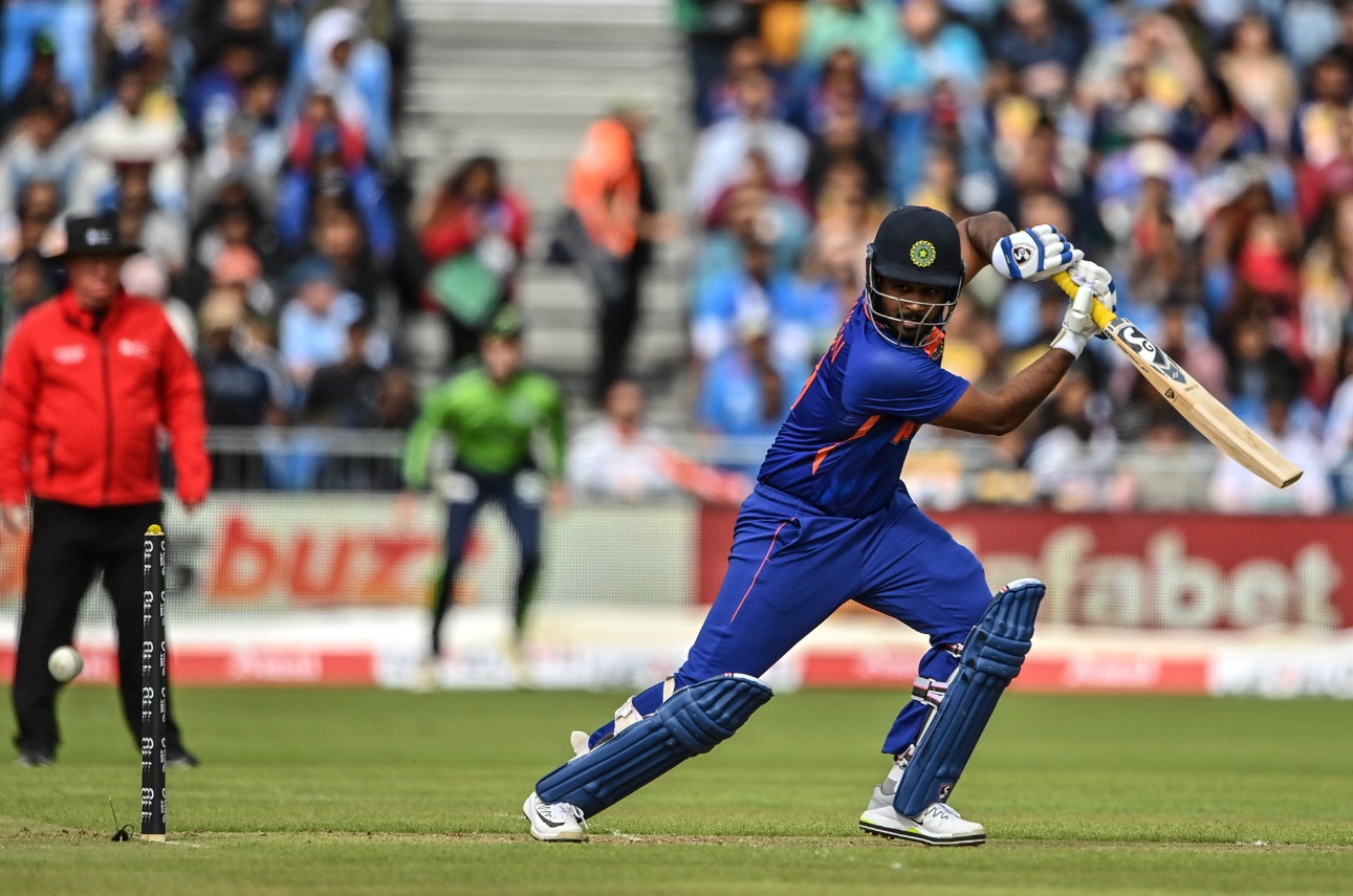 Sanju Samson played for India in Ireland.