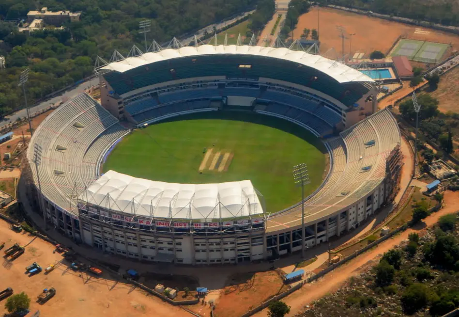 Rajiv Gandhi International Cricket Stadium – Hyderabad, India.