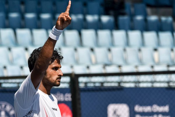 Saketh Myneni in his first challenger final after recovery from injury
