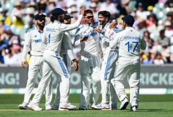 IND vs PM's XI | Twitter reacts to Rohit Sharma’s playful pat to Sarfaraz Khan for comical catching fumble