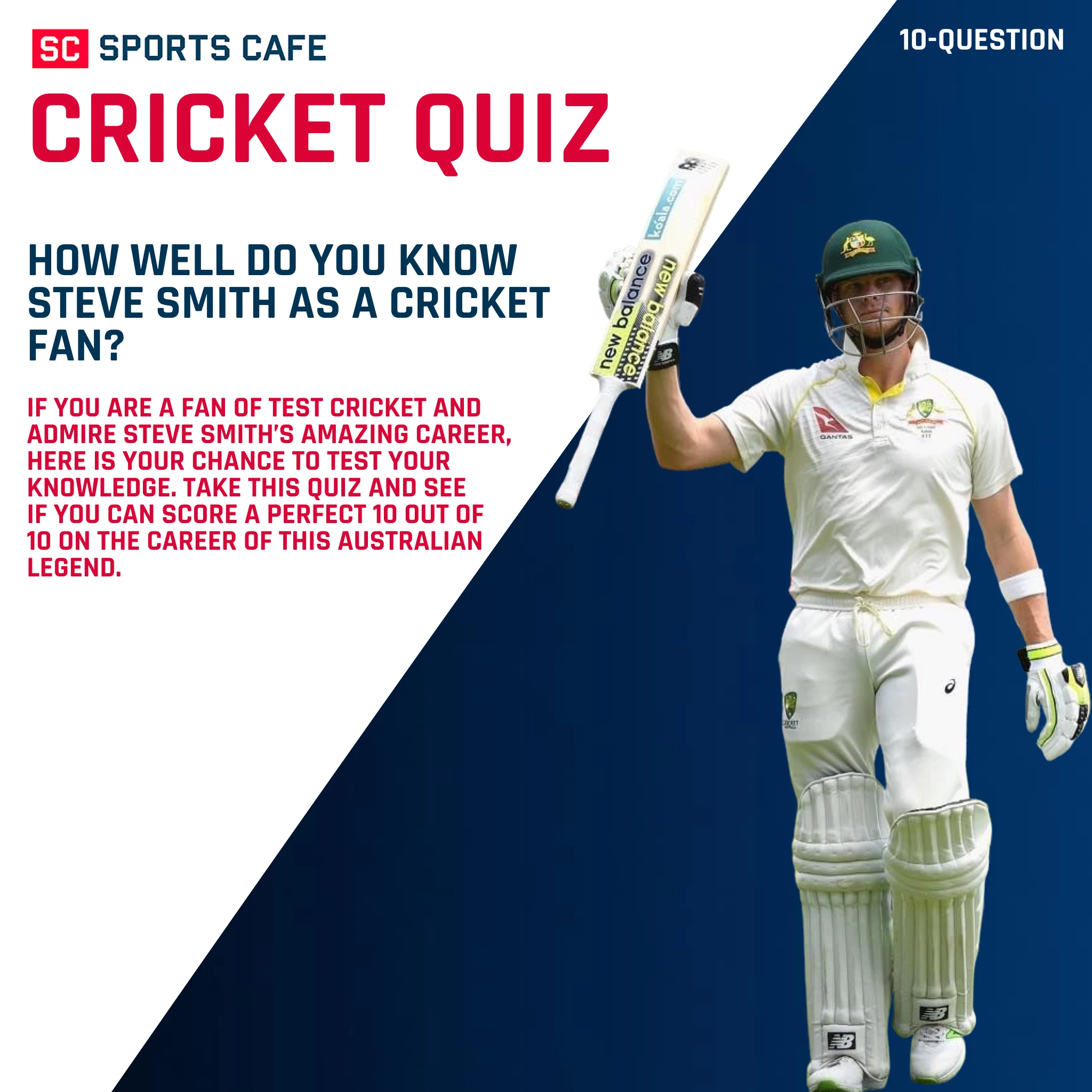SC Quiz: How Well Do You Know Steve Smith as a Cricket Fan