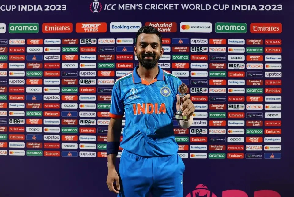 KL Rahul won the POTM award in India's first clash of the 2023 edition against Australia.