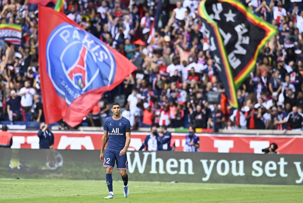 Achraf Hakimi signed for PSG from Inter Milan