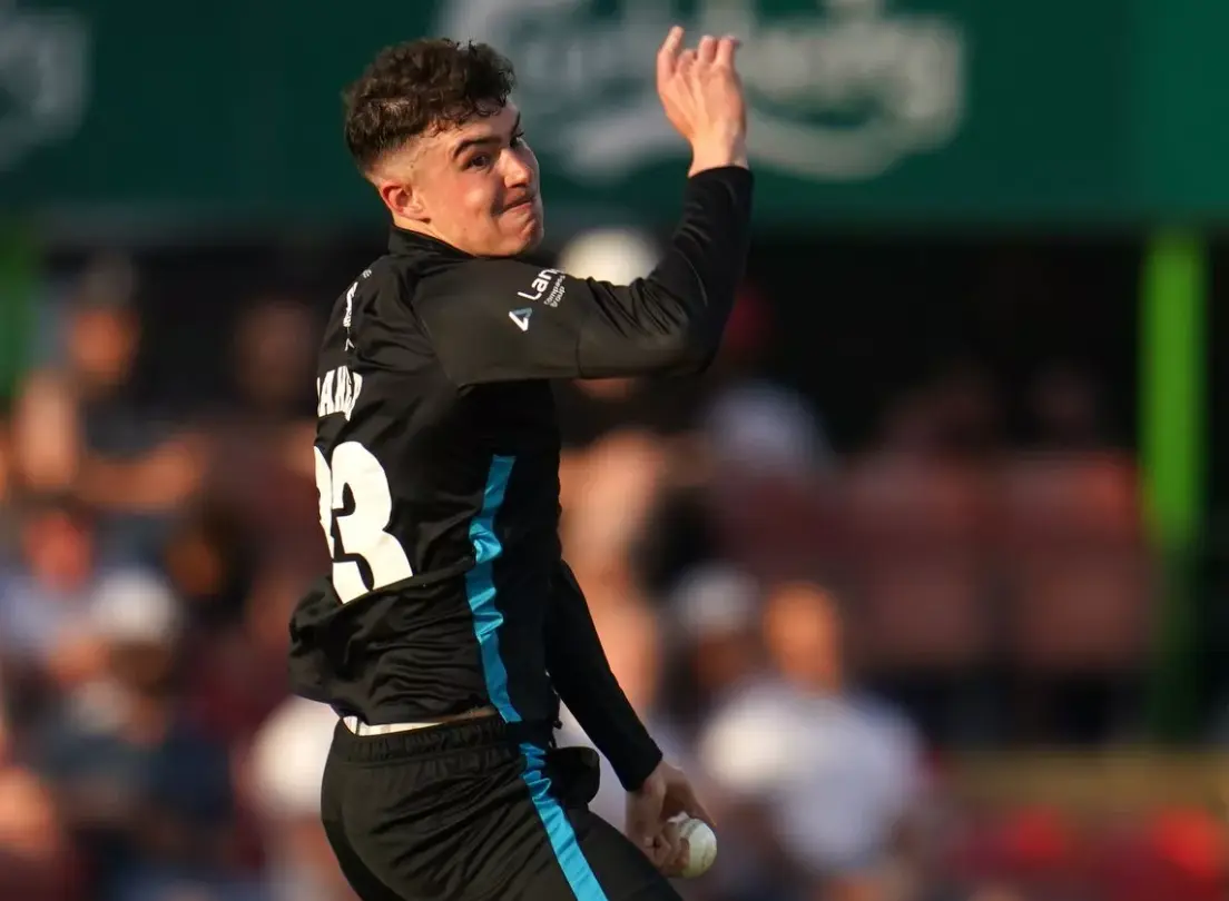 Josh Baker during the Royal London One-Day Cup Match.