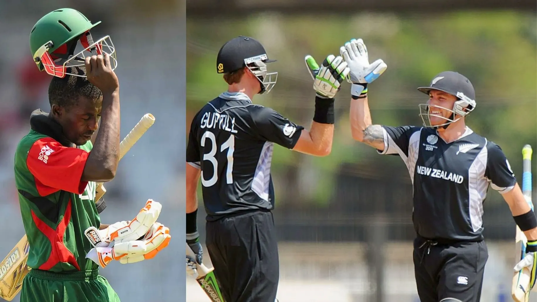 New Zealand decimates Kenya in World Cup opener on 20 February 2011.