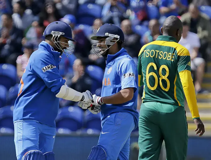 Rohit Sharma and Shikhar Dhawan got a partnership of 127 runs.