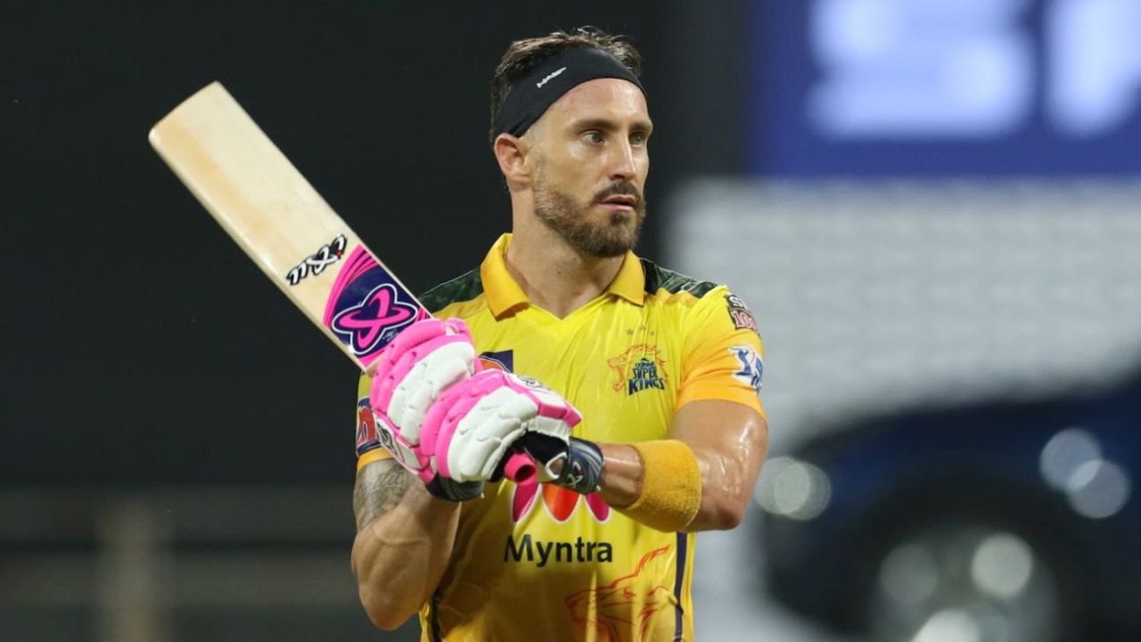 Faf du Plessis aggregated 633 runs at 45.21 in IPL 2021