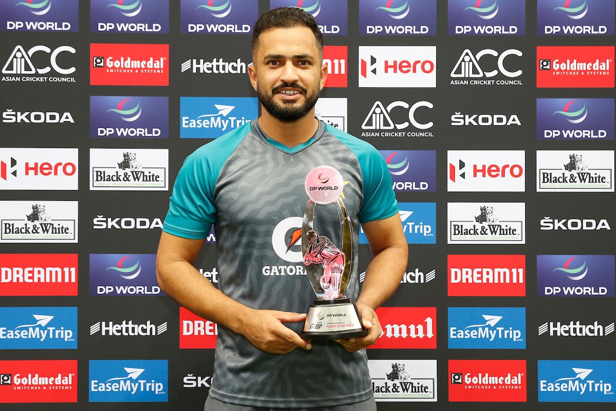 Mohammad Nawaz performed with both bat and ball to steer Pakistan to a five-wicket win over India