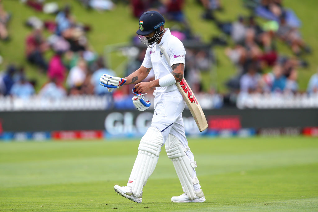 Virat Kohli got dismissed in his 100th Test match for 45.