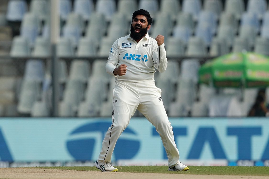 Ajaz Patel became the third bowler in Test cricket to take 10 wickets in an innings