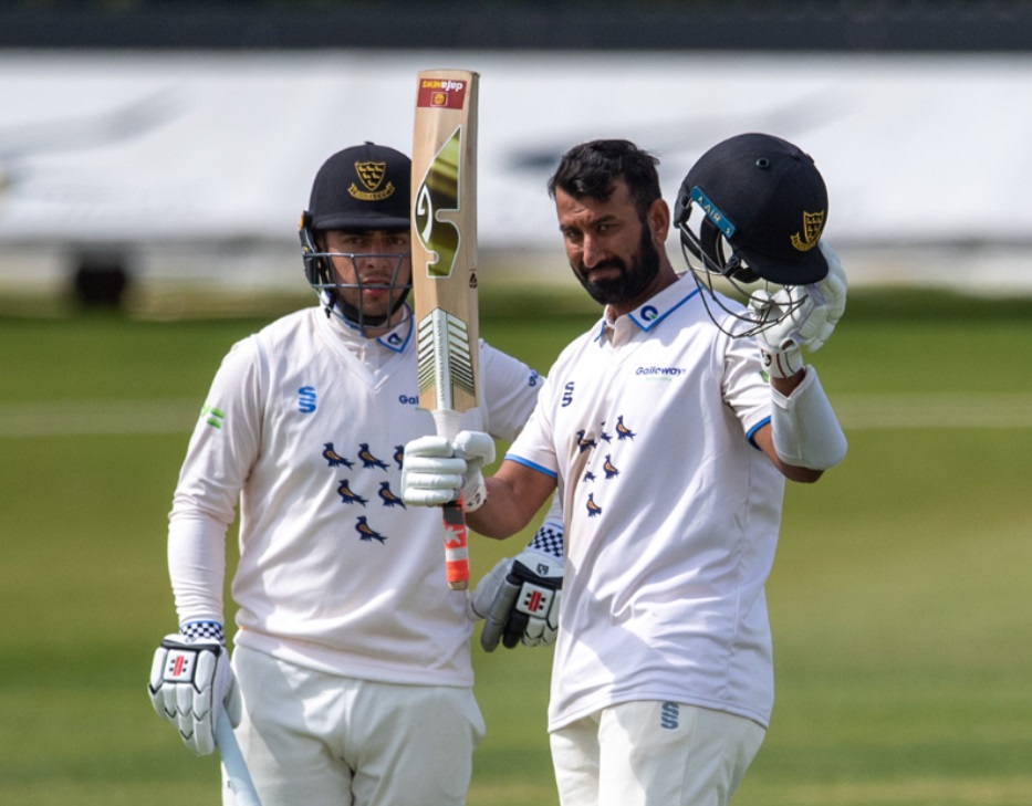 Cheteshwar Pujara was in brilliant form in the County Championship