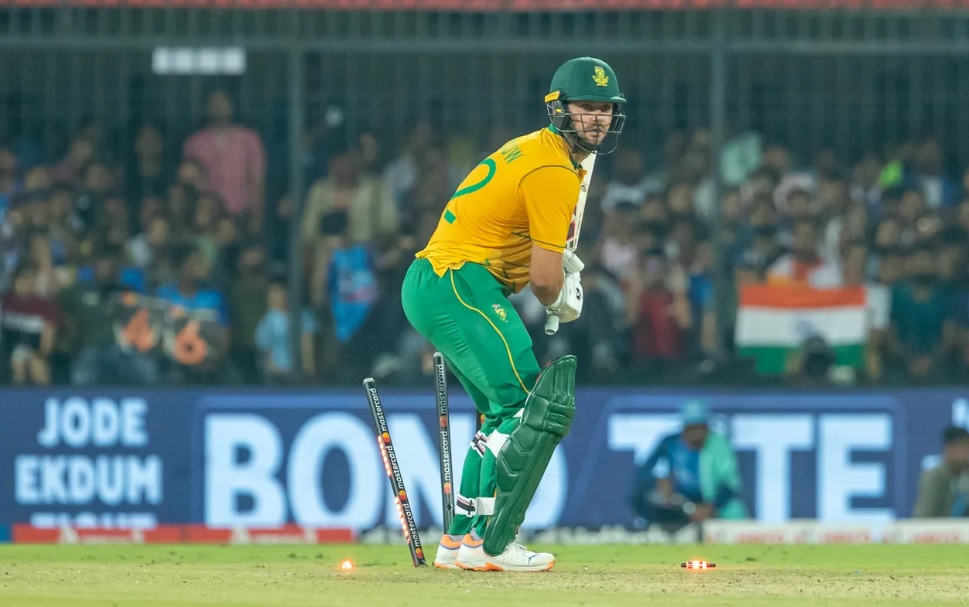Rilee Rossouw scored a century against India in the third T20I