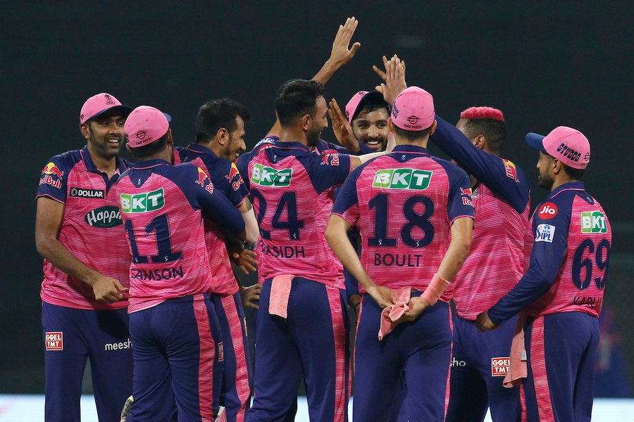 RR beat DC by 15 runs in the IPL 2022