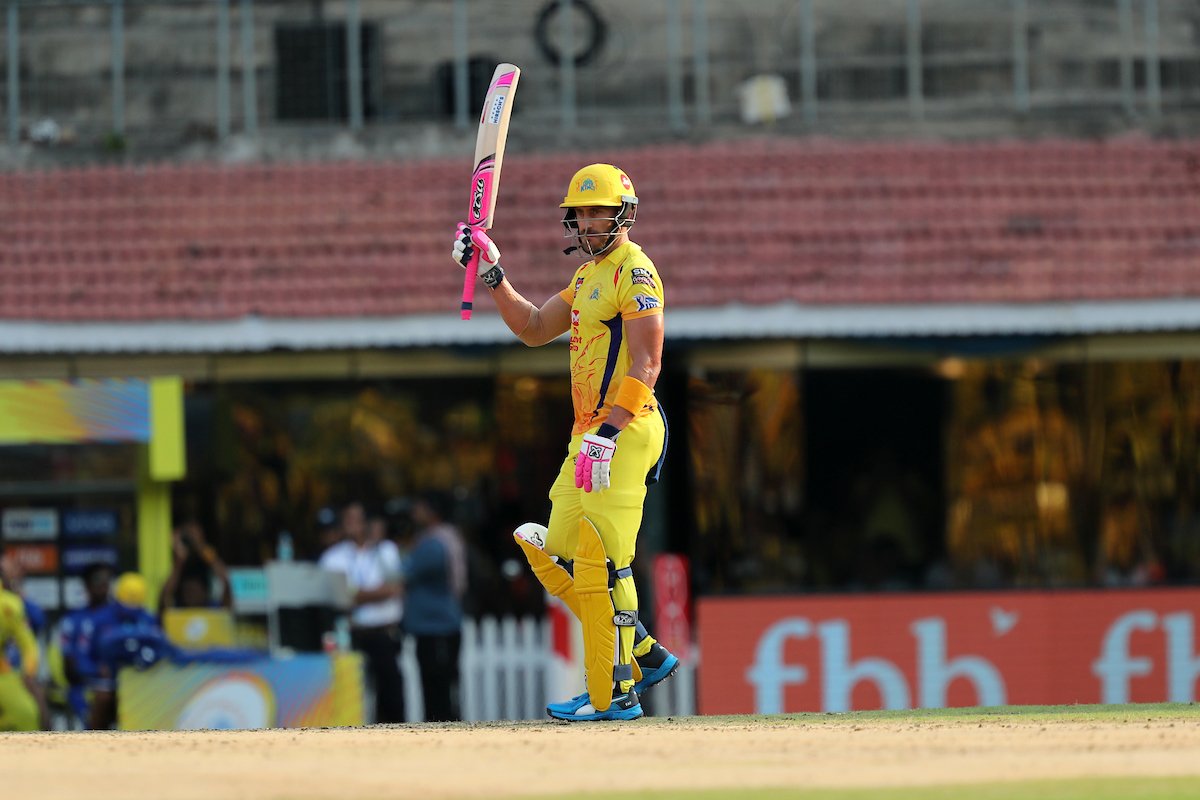 Faf du Plessis scored 46-ball 57 runs in the last match against RCB