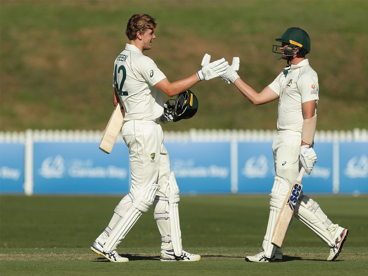 Green played a valiant knock today