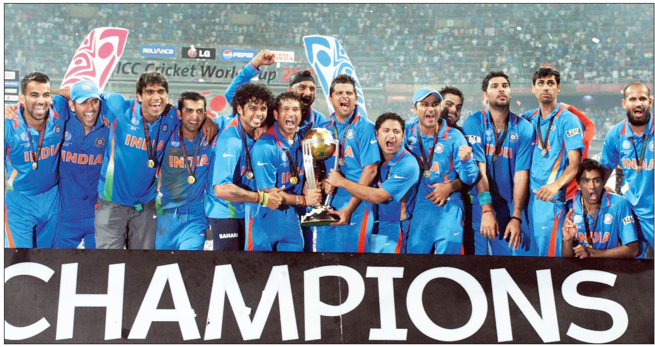 India won the 2011 World Cup after a gap of 28 years
