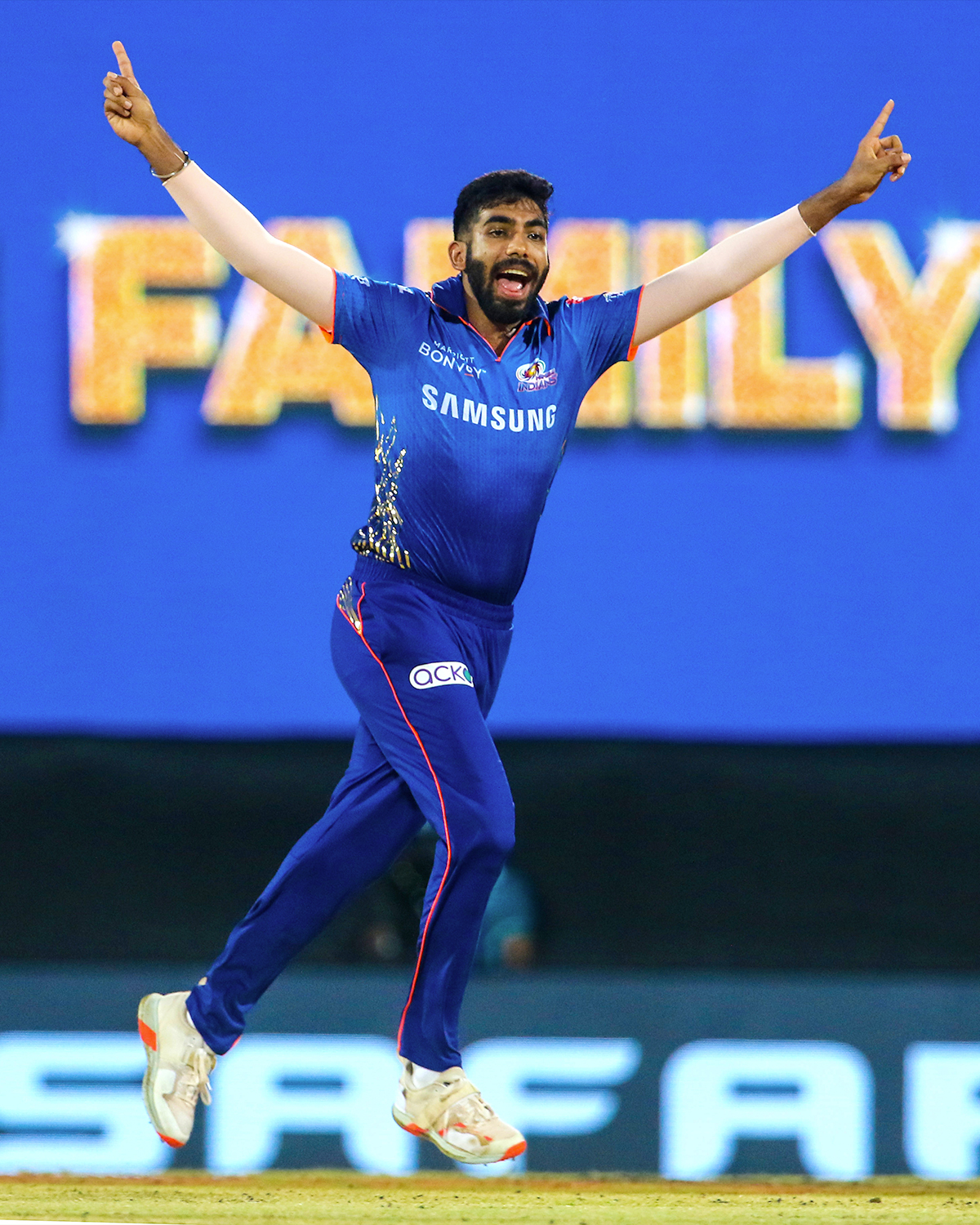 Bumrah finished with figures of 1/14 against SRH