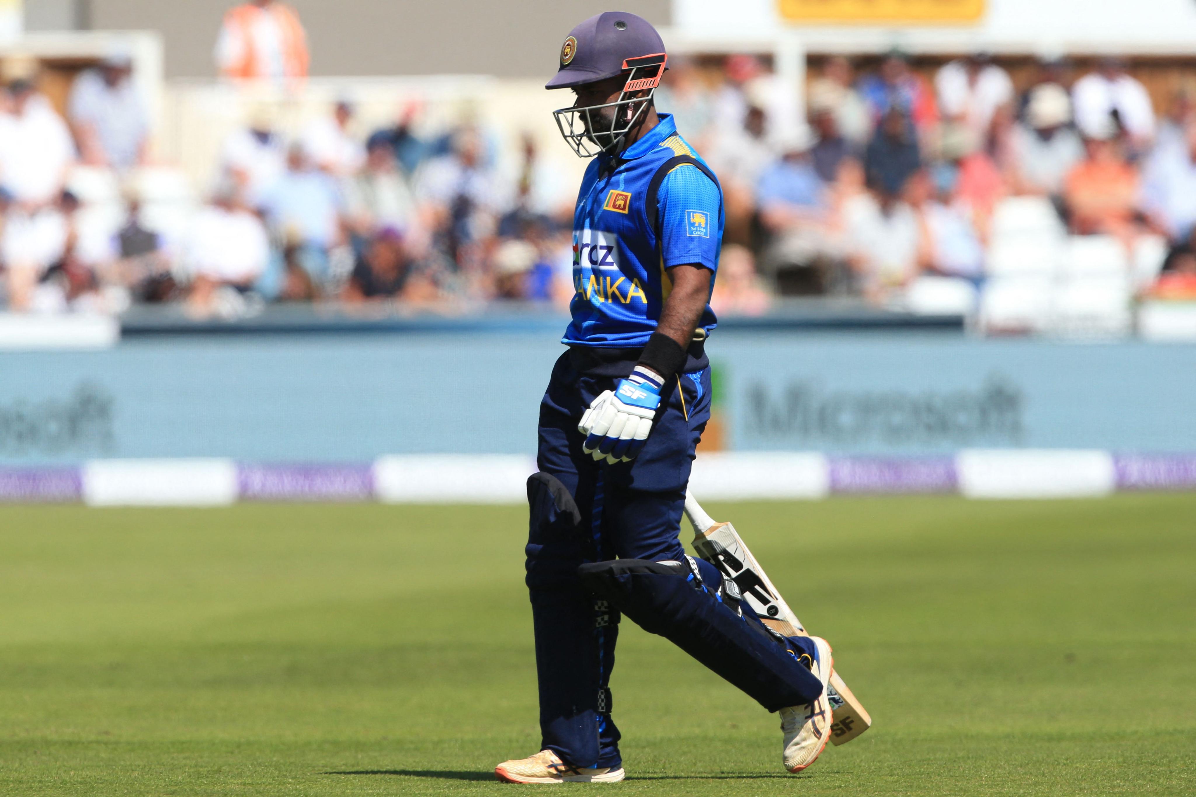 Asalanka during the series against India