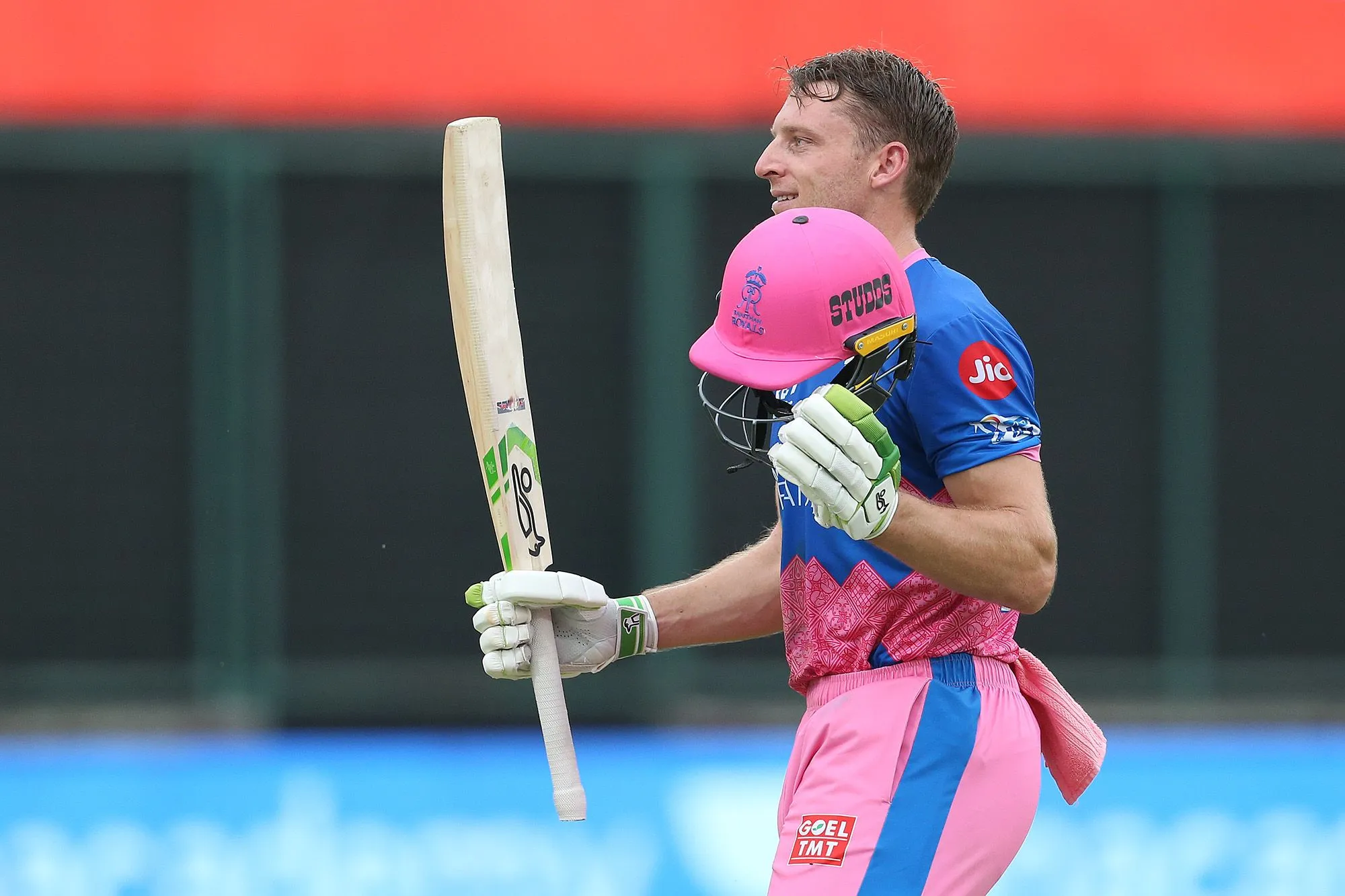 Jos Buttler struck his maiden T20 ton on Sunday