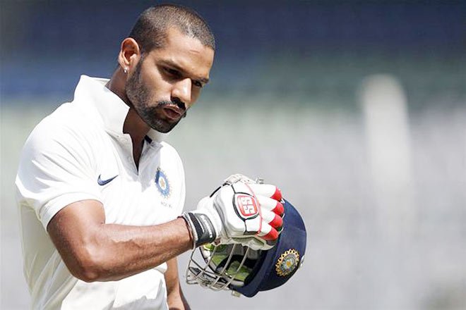 Shikhar Dhawan smashed a 187 on his debut against Australia