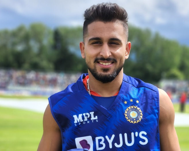 Umran Malik made his international debut vs Ireland last month.