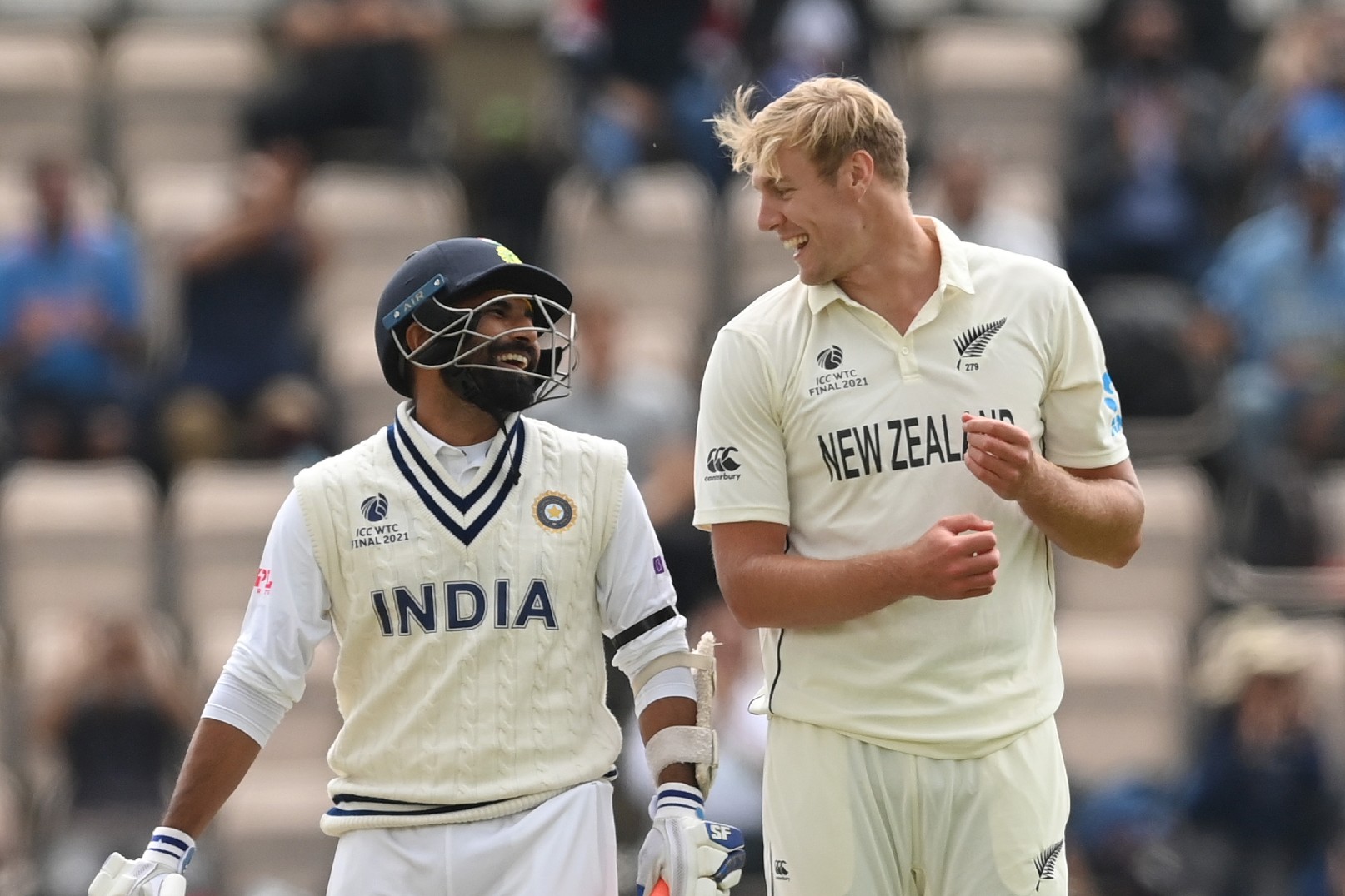 Shami hits four on the hattick ball