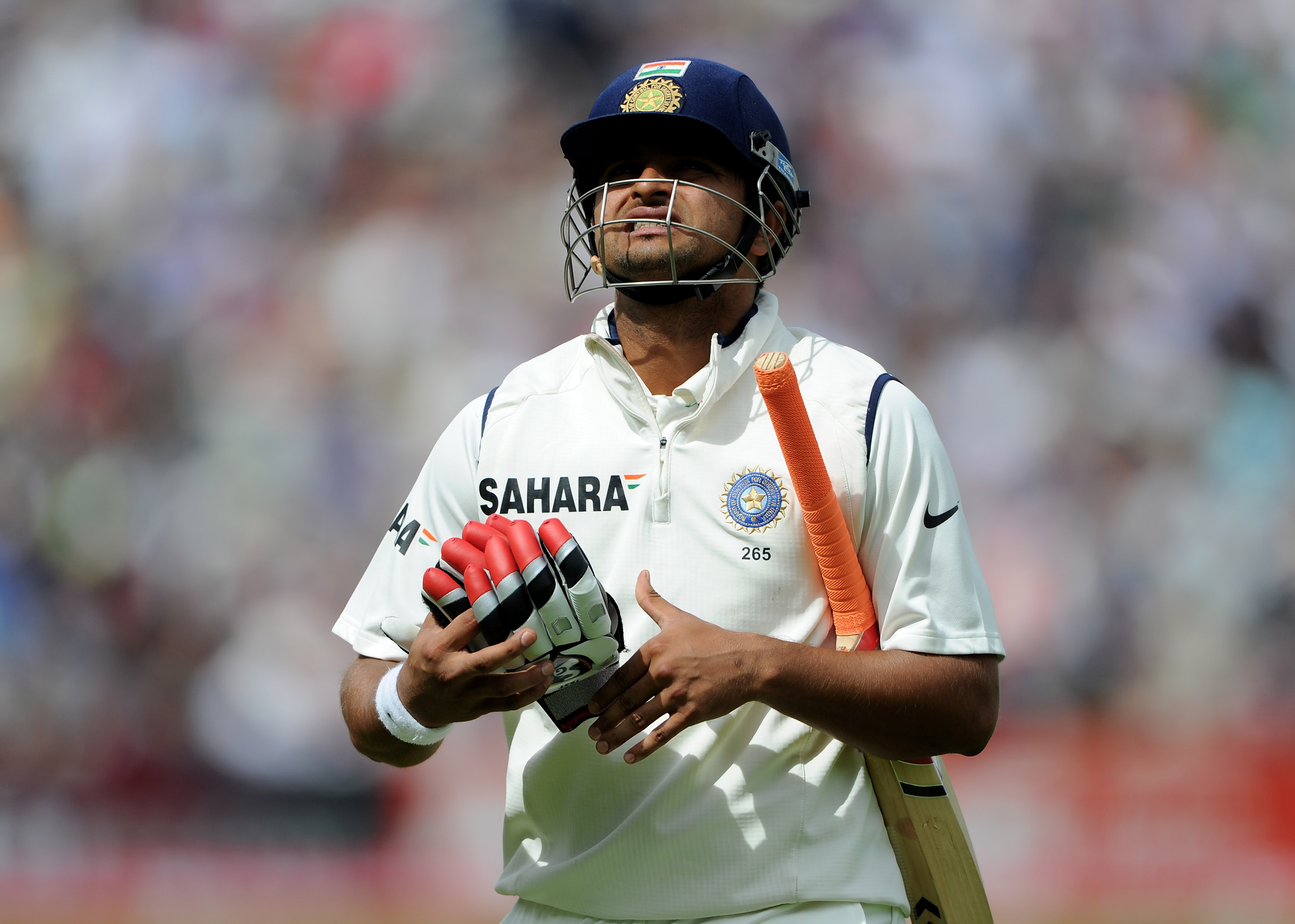 Suresh Raina scored a century on his Test debut