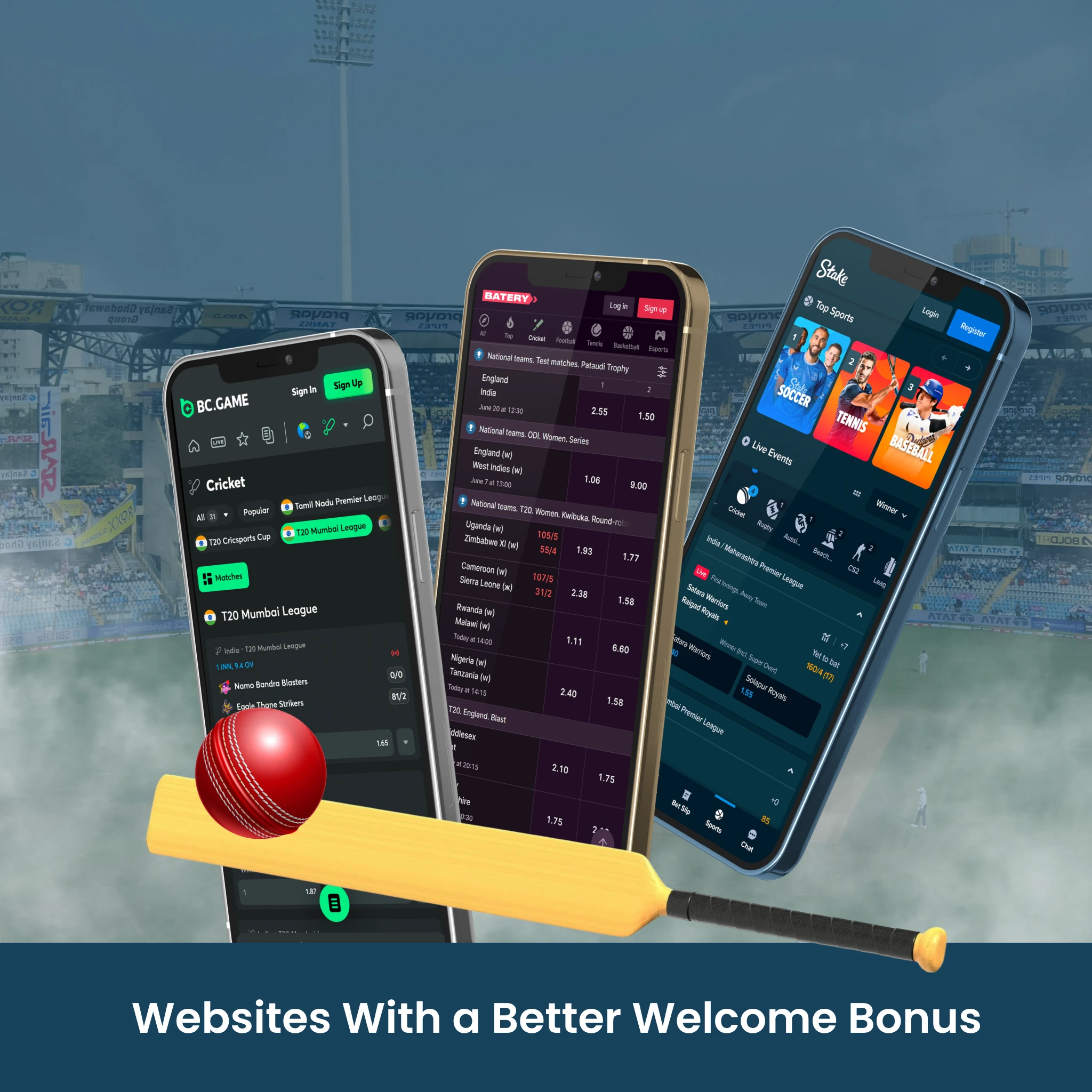 Websites With a Better Welcome Bonus.