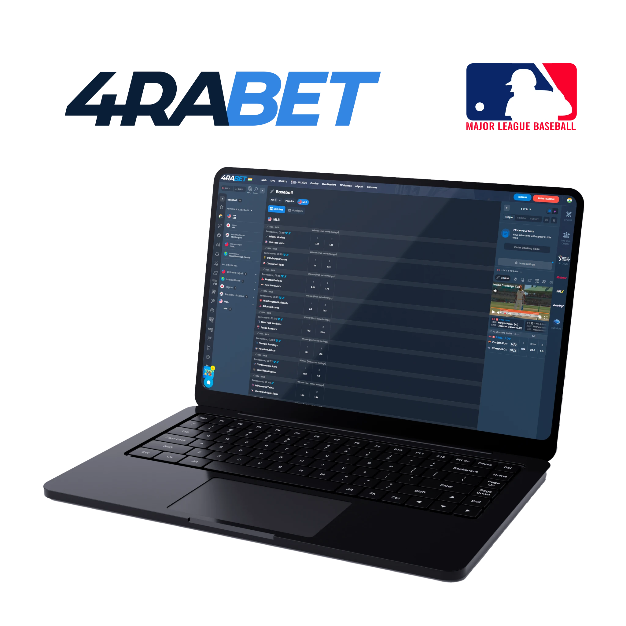 4rabet MLB Baseball Betting Sites.