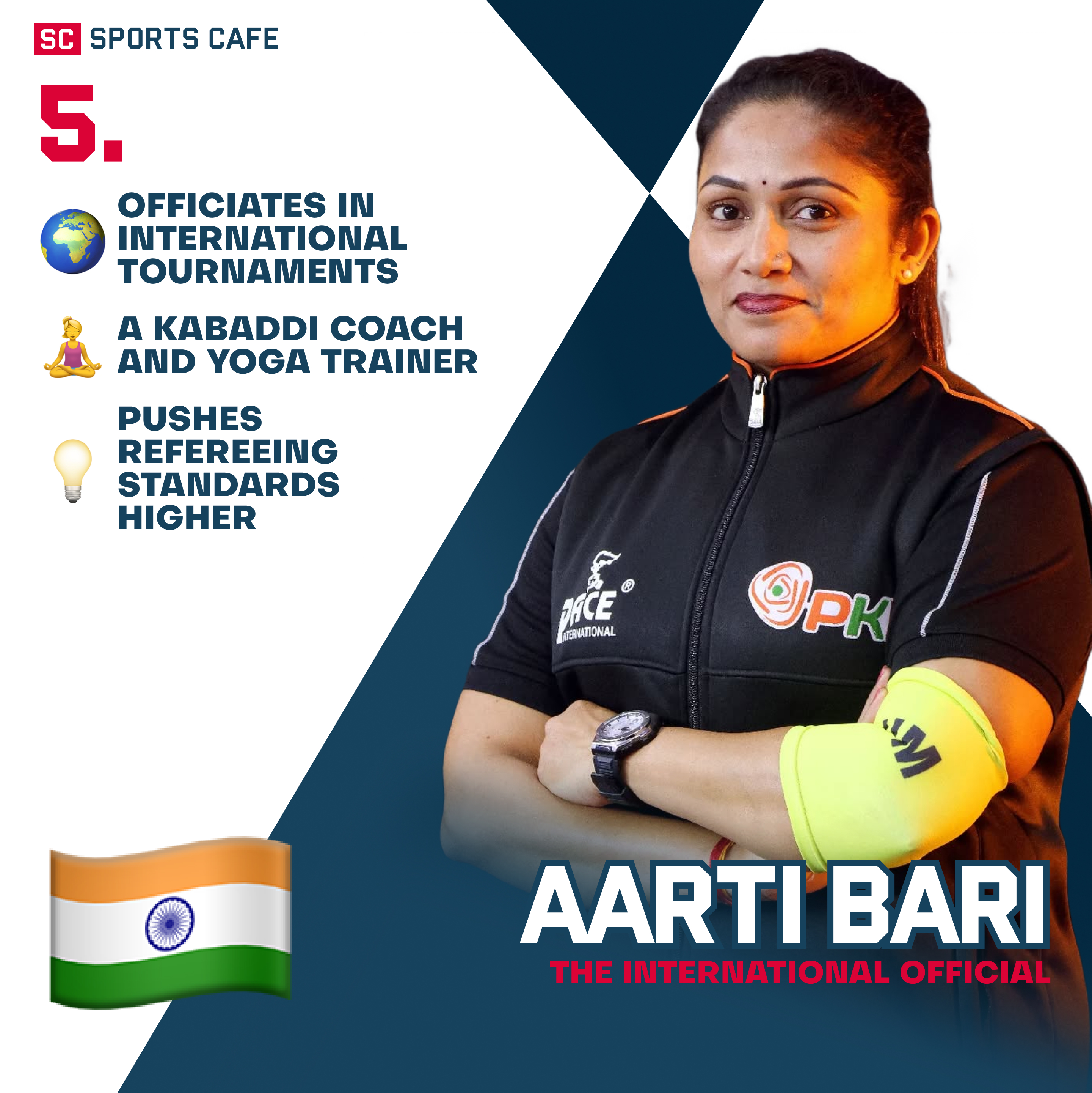 Aarti Bari Pro Kabaddi Referees.