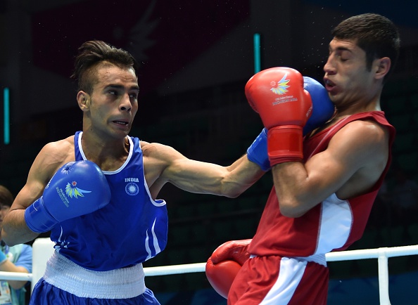 World Boxing Championship | Amit Phangal and Gaurav Bhiduri get India off to a victorious start