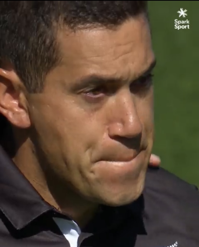 Ross Taylor got emotional in his final ODI.
