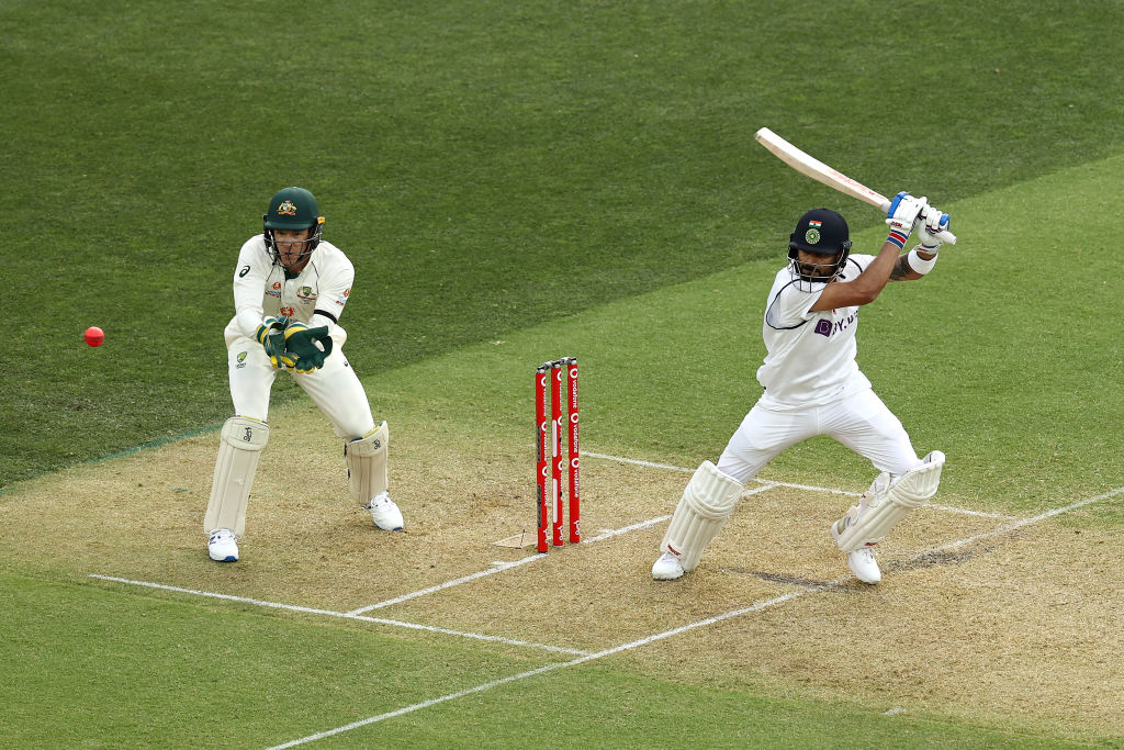 Kohli departs early without scoring 100 in first Test