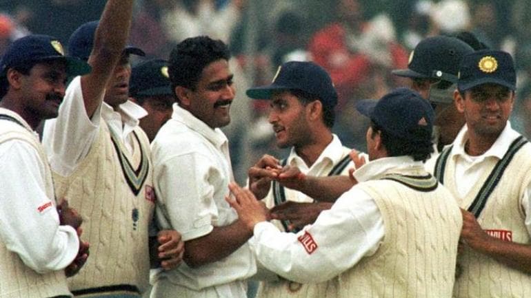 Kumble spoke about Srinath's role in his 10-fer