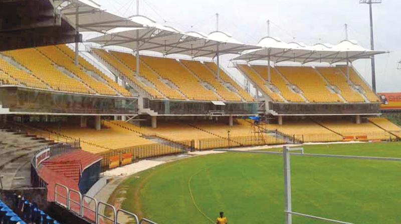 The forbidden Chepauk stands are set to reopen