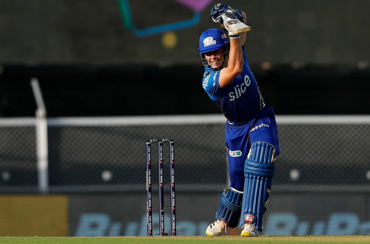Brevis plays for Mumbai Indians in IPL.