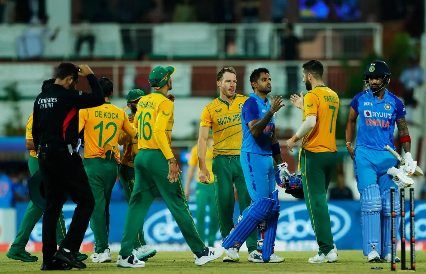 India won the first T20I by eight wickets