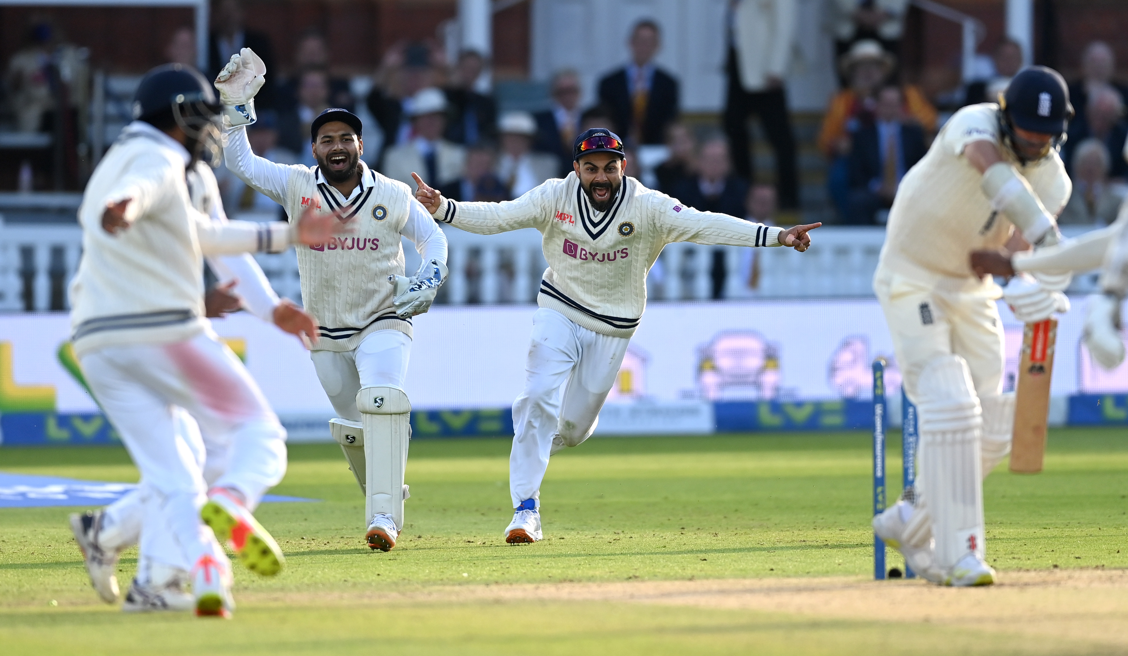 India won the Lord's Test by 151 runs 