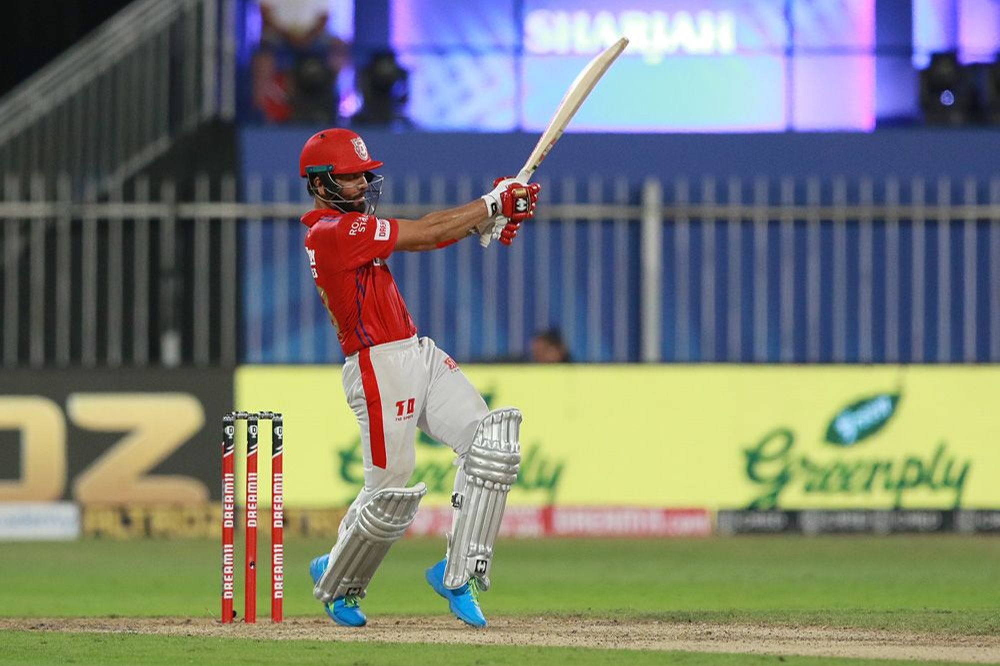 Mandeep Singh during a game against KKR in IPL 2020